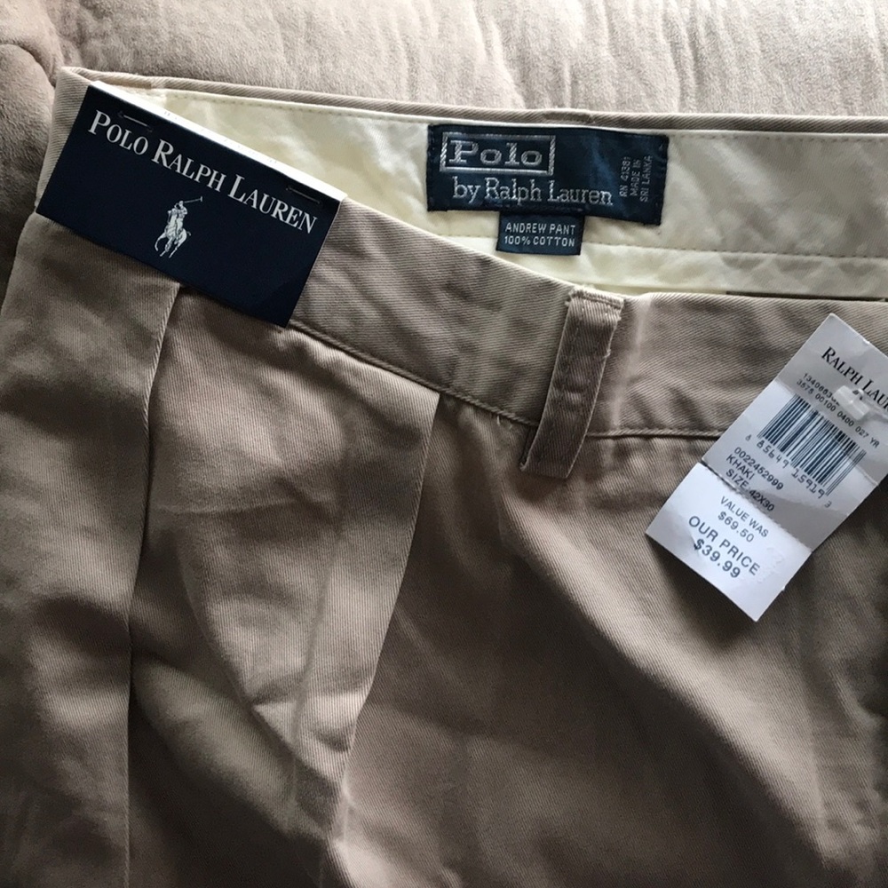NWT Polo by Ralph Lauren khaki pant